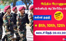 Indian Army Agnipath Recruitment 2023 – Various Agniveer Post | Apply Online