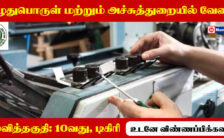 TN Stationery and Printing Department Recruitment 2024: Check Out Eligibility Criteria for 24 Technician Posts