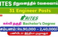 RITES Recruitment 2024: Latest Updates for 31 Engineer Posts
